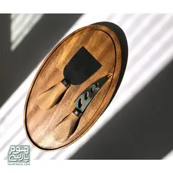 ست تخته پنیر چوب آکاسیا یاکا