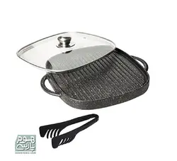 تابه گریل نالینو مدل Lorenza دو طرفه (با درب)
