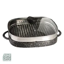 تابه گریل نالینو مدل Lorenza دو طرفه (با درب)