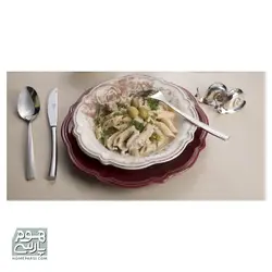 چنگال سرو سالاد ناب استیل مدل فلورانس