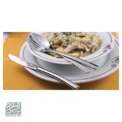 قاشق سرو سالاد ناب استیل مدل فلورانس