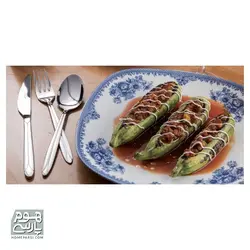 قاشق سرو سالاد ناب استیل مدل پالرمو