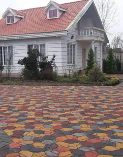 موزاییک طرح سنگ فرش بتنی مدل ساسو ۱۹*۳۶