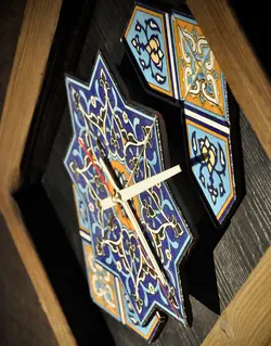 ساعت دیواری مستطیل هندسی