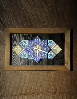 ساعت دیواری مستطیل هندسی