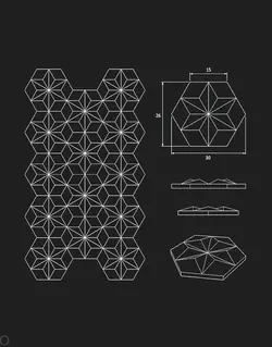 دیوارپوش چوبی دکوراتیو سه بعدی داژو مدل M24