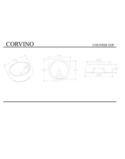 کاسه روشویی GEA مدل CORVINO