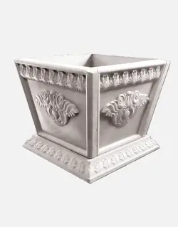 گلدان سنگی یاقوت مدل مربع