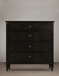 دراور چوبی چهار کشو تولیکا مدل النا