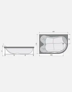جکوزی دو نفره پرشین استاندارد مدل آفرودیت