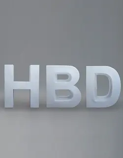 حروف تزیینی نورانی آذین پلی نور مدل HBD