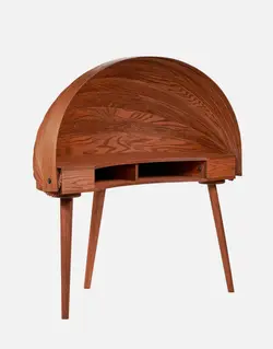 میز تحریر چوبی مدرن استیل هامون