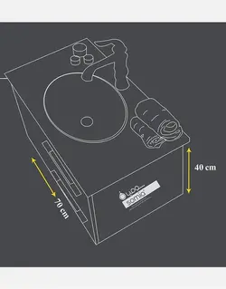 ست روشویی کابینت سومیا و آینه مدل ۶۳۰ A