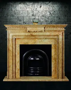 قاب شومینه سنگی آژیانه کد هشت