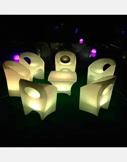 میز و صندلی نورانی مدل B