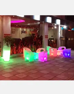 میز و صندلی نورانی مدل B