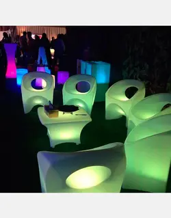 میز و صندلی نورانی مدل B