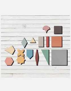 دیوارپوش سیمانی مستطیل مدل R5