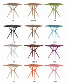 میز پلاستیکی فضای باز بابل مدل تینا