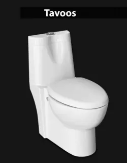 توالت فرنگی چینی کرد مدل طاووس