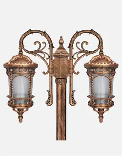 چراغ دوشاخه پارکی بیتانور مدل فانوس P-Bi-682313