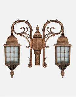 چراغ دو شاخه پارکی بیتانور مدل مشبک S-Bi-512213