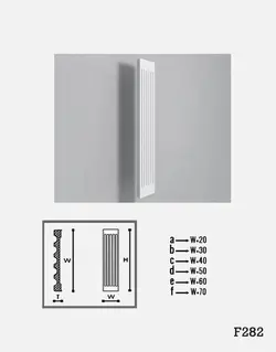 ستون پیش ساخته گچی مدل H282