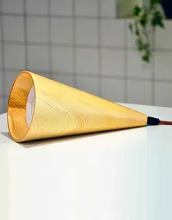 چراغ آویز چوبی انگاره مدل سورنا یک