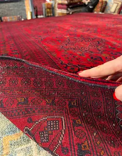 فرش دستباف لاکی نقش خان محمدی کد 122