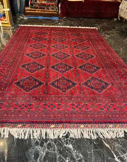فرش دستباف لاکی نقش خان محمدی کد 120