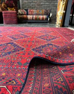 فرش دستباف لاکی نقش خان محمدی کد 120