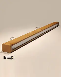 چراغ آویز چوبی انگاره مدل ماهان