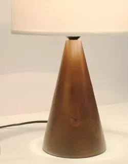 آباژور رومیزی چوبی انگاره مدل بلوط شش