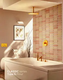 دوش توکار کلار مدل فلور تیپ ۵ سری کلاسیک