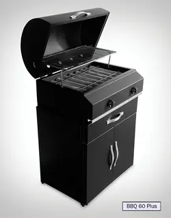 باربکیو  مدل درب تمام گرد +BBQ60