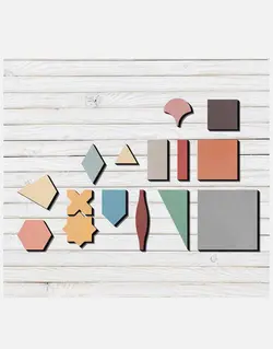 دیوارپوش سیمانی شش ضلعی مدل H15