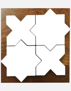 دیوارپوش سیمانی ستاره و صلیب  مدل E15