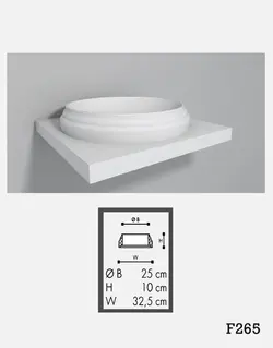 ابزار پیش ساخته نما پاستون سیمانی مدل EL110 - EL111