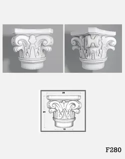 ابزار پیش ساخته نما سرستون سیمانی مدل EL135