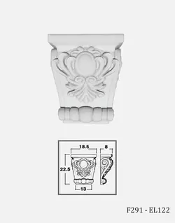 ابزار گچی پیش ساخته کربل مدل F291