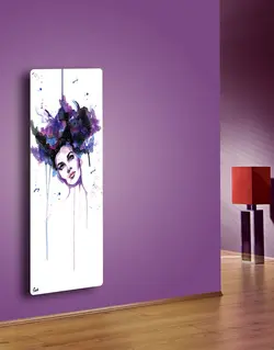 رادیاتور شیشه ای آترین مدل عمودی