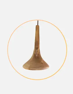 چراغ آویز چوبی مدل آلما