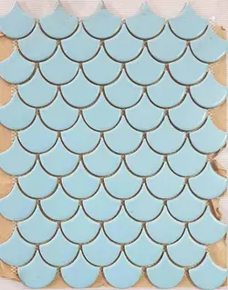 کاشی استخری امرتات مدل پولکی ساده