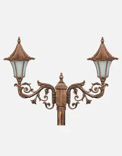 چراغ سه شاخه پارکی بیتانور مدل چتری کمرباریک Z-Bi-592423