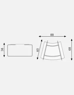 میز پذیرایی اروند مدل مدولار