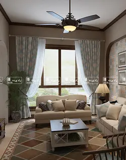 پرده پذیرایی ساده پانچ آلبوم کرم