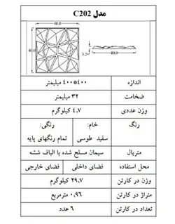 دیوارپوش بتن اکسپوز دکواستون مدلC202