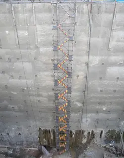 پله داربستی فلزی کارگاهی نهالسان
