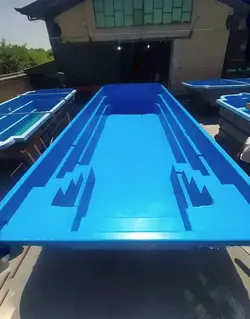 استخر فایبرگلاس آماده 3.8*10 زرفام 55000 لیتری