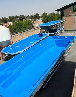 استخر فایبرگلاس آماده 3.8*10 زرفام 55000 لیتری